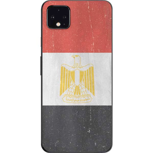 Egyptian Flag Distressed Google Pixel 4 XL Skin